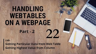 How to handle Web Tables using Selenium WebDriver || Part-2 || Selenium Automation