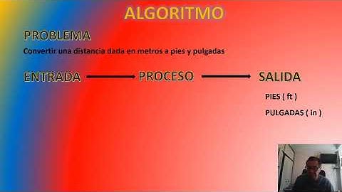 Algoritmo convertir metros a pulgadas y pies