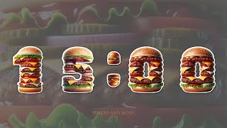 15 Minute Burger🍔 Inspired Countdown Timer