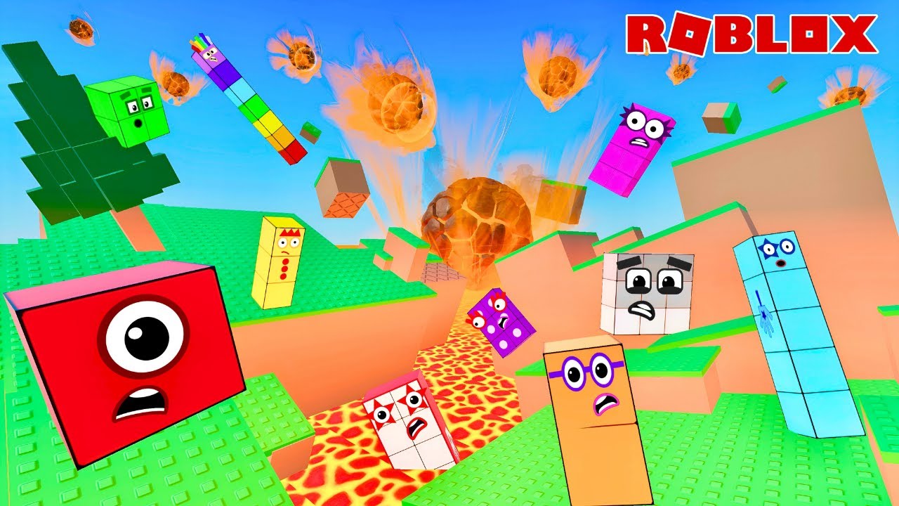 [NEW UPDATES] Numberblocks Natural Disaster Survival | Roblox - YouTube