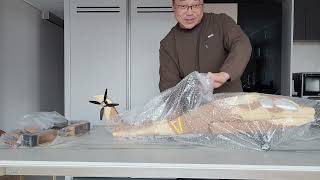 @Flishrc#FL500 series #AH-64 Apache #unboxing#RC#Scale Helicopter#desert yellow color fuselage