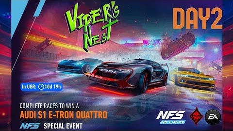 ⚡ Need For Speed: No Limits – Audi S1 E-Tron Quattro 2022 | Viper’s Nest (Day 2: Coiled) �