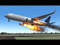 🔴 Boeing 767-300 REAL BIRD STRIKE | Emergency Landing at St. Maarten (Beach Overrun) | X‑Plane 11