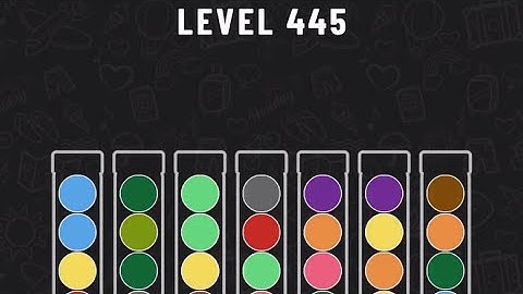 Ball Sort Puzzle Level 445 #ballsortpuzzle #ballsortpuzzlegameplay #puzzlegame #mobilegames