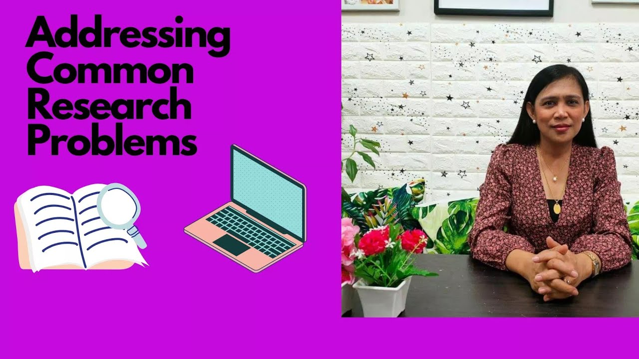 Addressing common research writing problems youtube