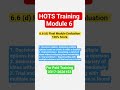 HOTS Training Module 6 6.6 (d) Final Module Evaluation 100% Score #hots​ #training​ #hotstraining​