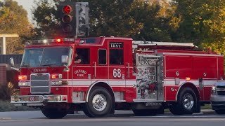 *FULL HOUSE* Oxnard Fire Department Station 68 Responding Code 3 to a Traffic Collision 