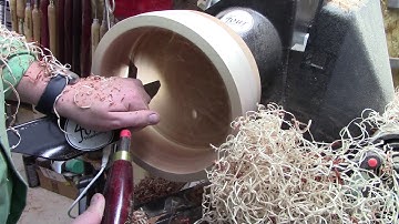 Woodturning - Half Cherry Segmented Bowl