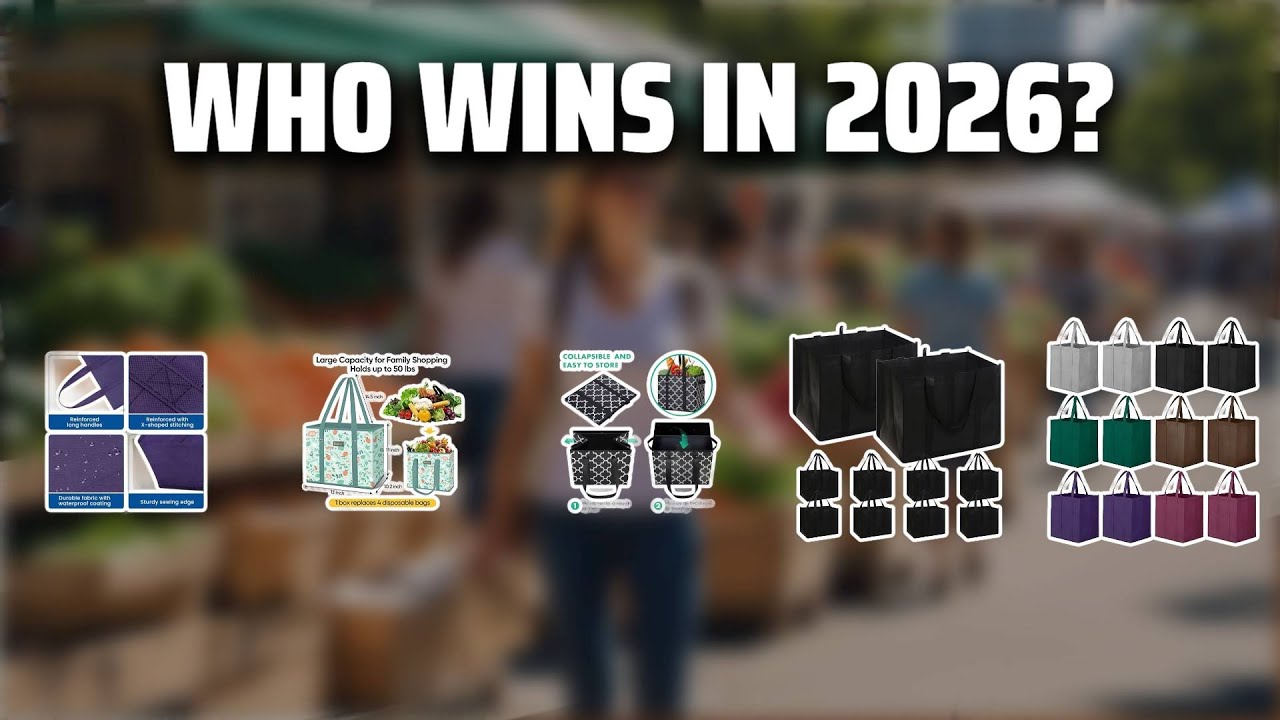 The Top 5 Best Reusable Bags in 2026 - Must Watch Before Buying!