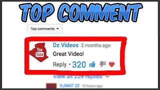 How To Get The Top Comment on YouTube