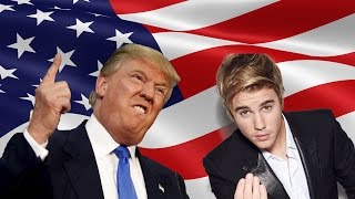 Trump VS Justin Bieber Singing 