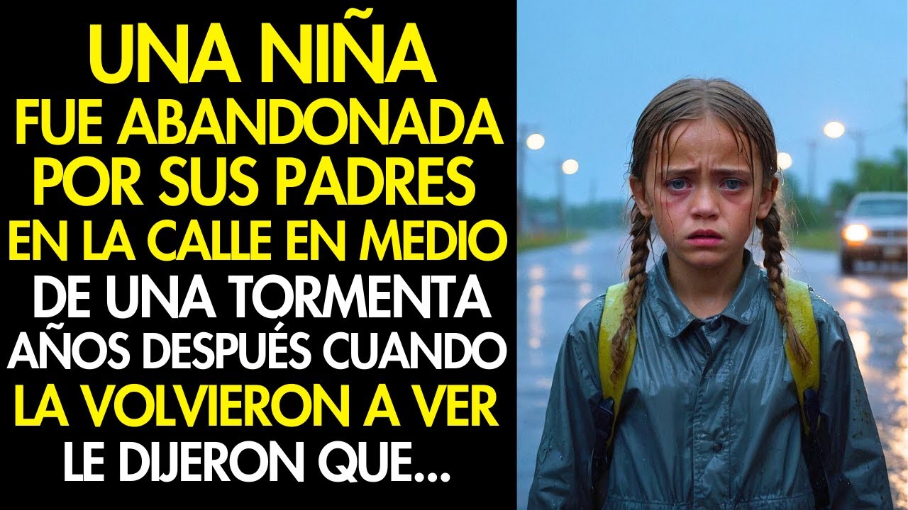 Una NIÑA es ABANDONADA por sus PADRES en la CALLE en medio de una ...