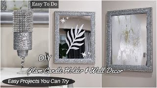 DIY ROOM DECOR | DIY HOME DECORATION IDEAS, WALL DECORATION | DIY CANDLE HOLDER DECOR FT BEEBEECRAFT