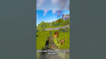 When Your Friend Says He Can Fly..... -rustshort #shorts #rustshorts