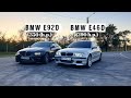 bmw e92d 350 (h.p.) & e46d (290 h.p.) Гонка быстрых дизелей