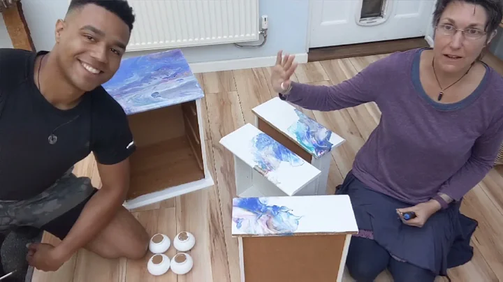 Wow! Up-cycling a bedside table- Finishing Touches...
