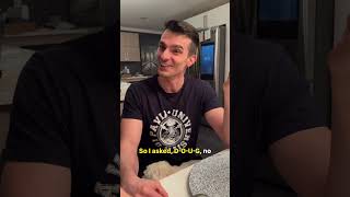 I can’t let him go anywhere alone 😂 #italianhusband #funnyvideo #fails #fyp