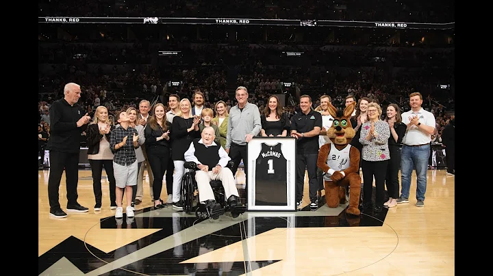 San Antonio Spurs Recognize Legendary Owner Red Mc...