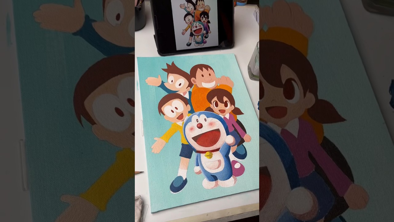 Doraemon Drawing 😍 In progress 