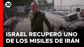 ¿Cómo hizo Israel para anular y recuperar uno de los misiles lanzados por Irán en su ofensiva?