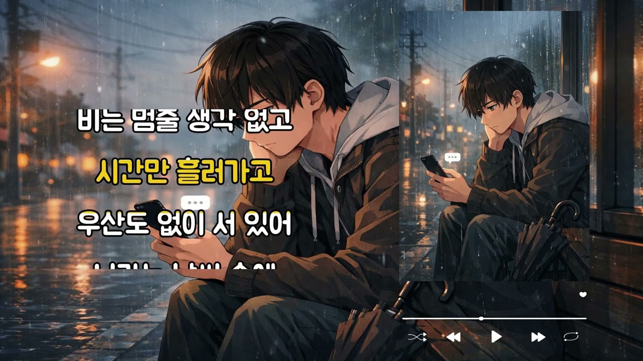 답장 없는 대화창 (Why Haven’t You Read It Yet?)#ai노래 #ai보컬 #ai음악 #ai #비오는밤 #비는오고#기다리며