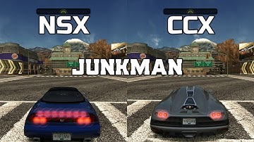 Acura NSX vs Koenigsegg CCX - NFS MW Redux V3 - WHICH IS FASTEST ?