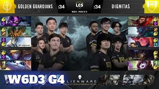 Golden Guardians vs Dignitas | Week 6 Day 3 S10 LCS Summer 2020 | GG vs DIG W6D3