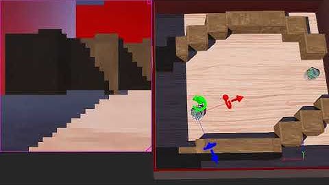 Combined model - Chasing in arena with boxes