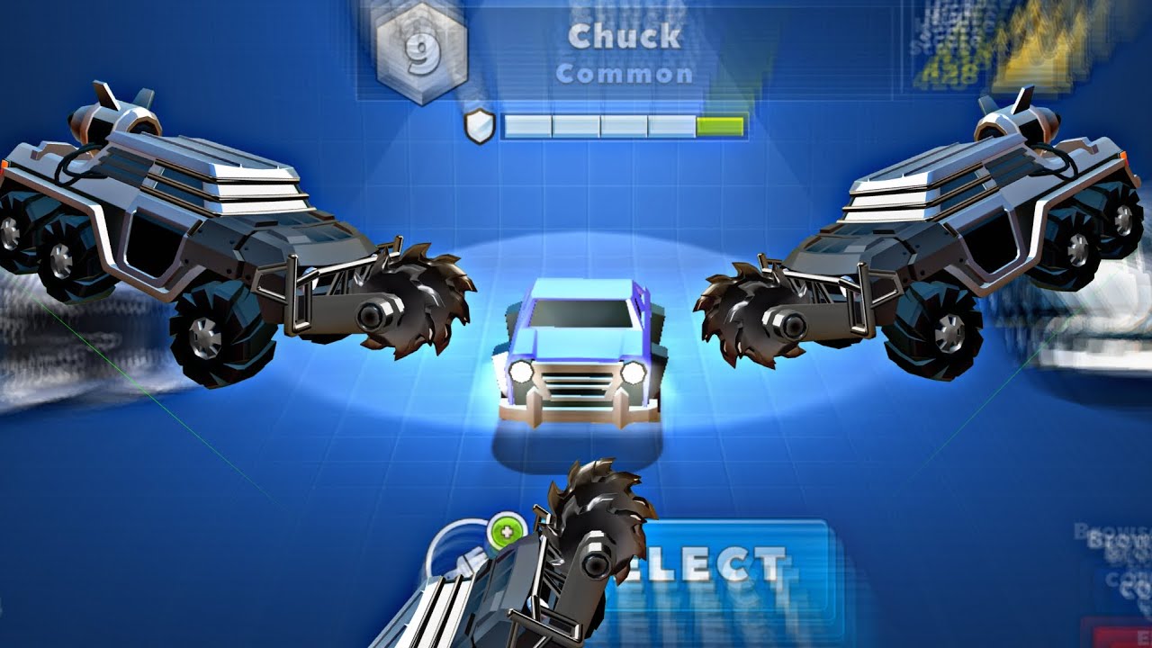 3 Rogue VS Chuck l Crash of Cars