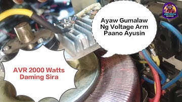 AVR Samwon 2kva Ayaw Gumalaw Ng Voltage Arm At Ayaw Din ma Adjust Ng Output Voltage #share #avr