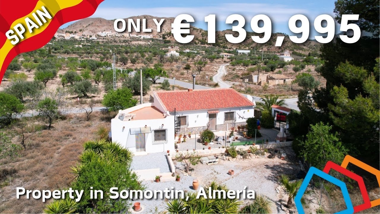 Villa for sale in Somontin, Almeria, Spain | Villa Bliss | Mature gardens and fantastic views!!!