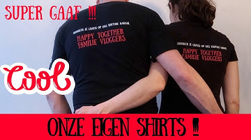 Onze eigen shirts : Happy Together Familie Vloggers