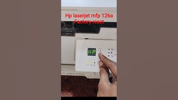 Hp laserjet mfp 126a factory reset #printrest #viralvideo #video #youtubeshorts #youtube
