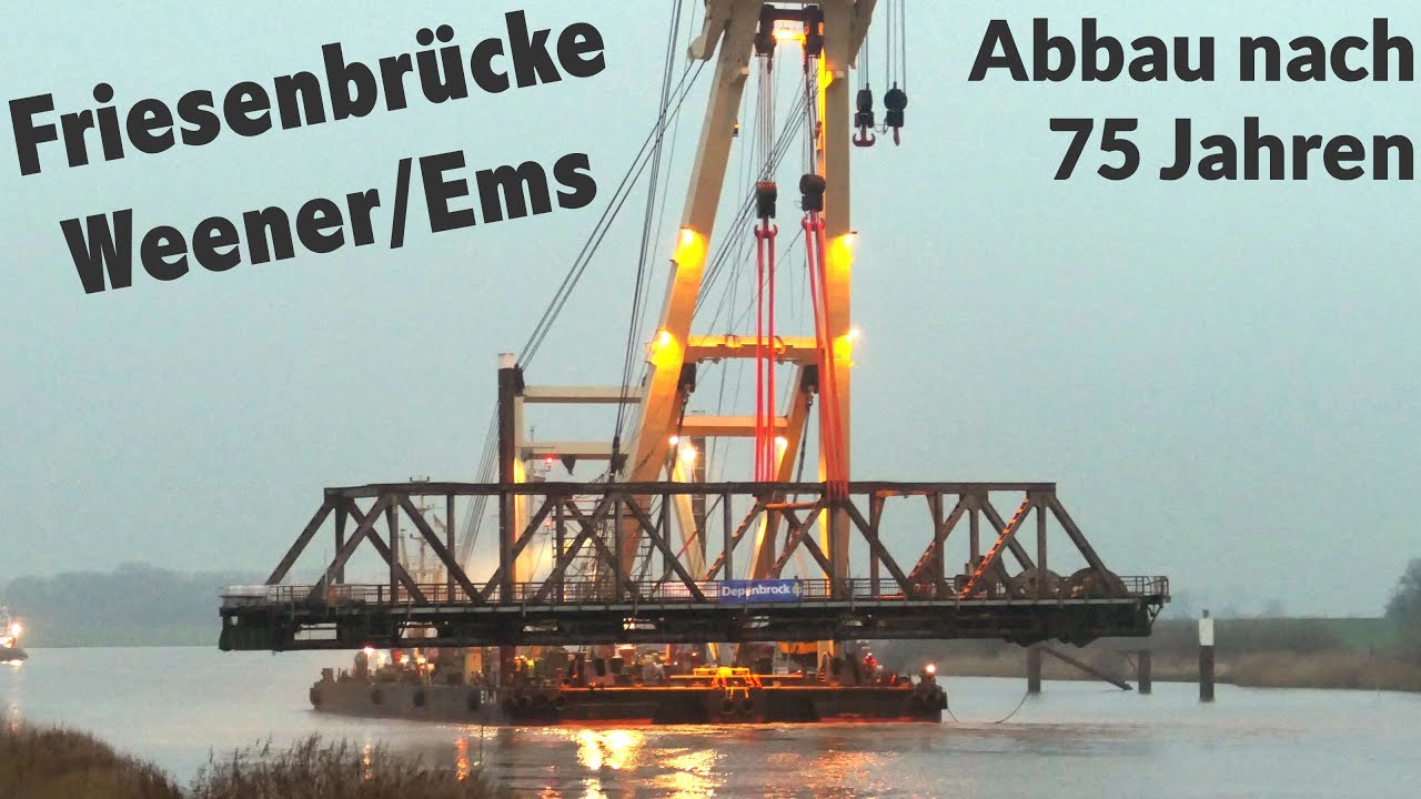 Es geht schief! Abriss FRIESENBRÜCKE scheitert!