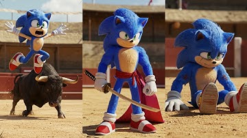 SONIC Tried To Fight With Angry Bull #livestream #livestreaming #shortslive #sonic #sonicthehedgehog