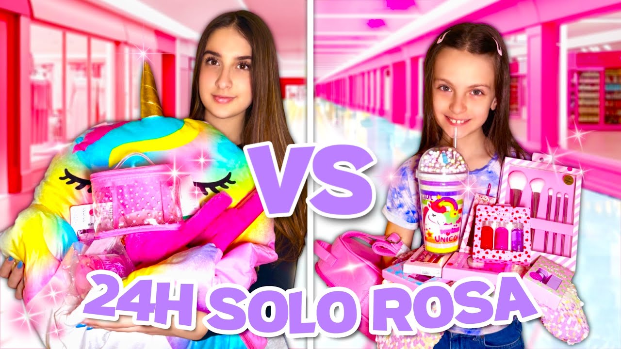 SHOPPING SOLO del COLORE ROSA per 24 ORE •CHALLENGE•