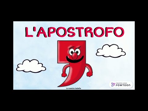 Video: Metti un apostrofo dopo una s?