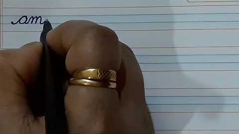 Cursive Writing|Two Letter Words In Cursive