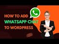 Add WhatsApp chat in WordPress Website | Free Plugin 2022 | Just in 2 Minutes!