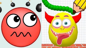 Draw To Smash VS Hide Ball Brain Teaser Logic Games