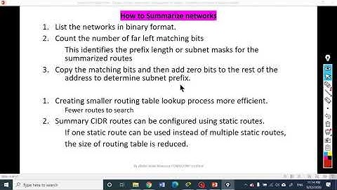 All types of static routing Standard, Default, Summary & Floating explained
