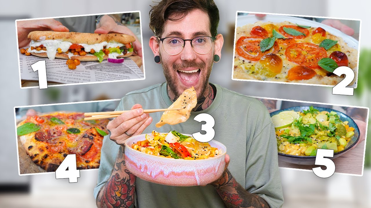 Hunger, aber keine Ideen? Hier sind 5 einfache Gerichte!