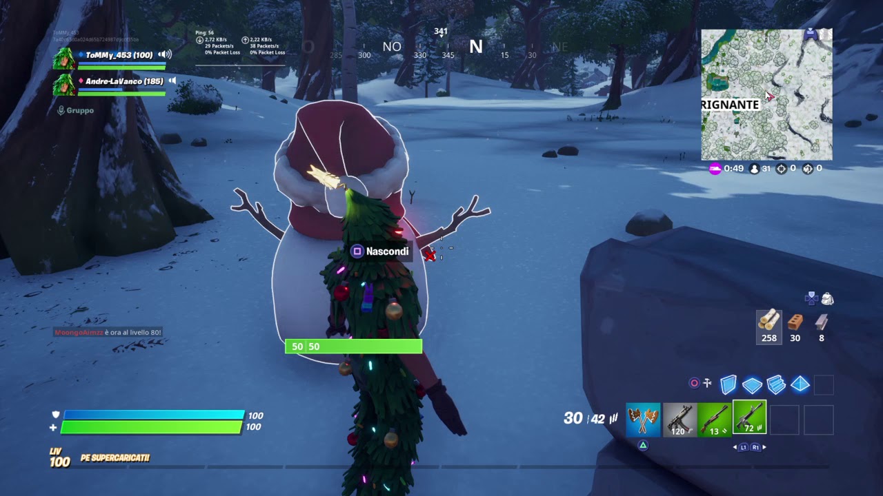 Challenge con AE2009 alberello fortnite - YouTube