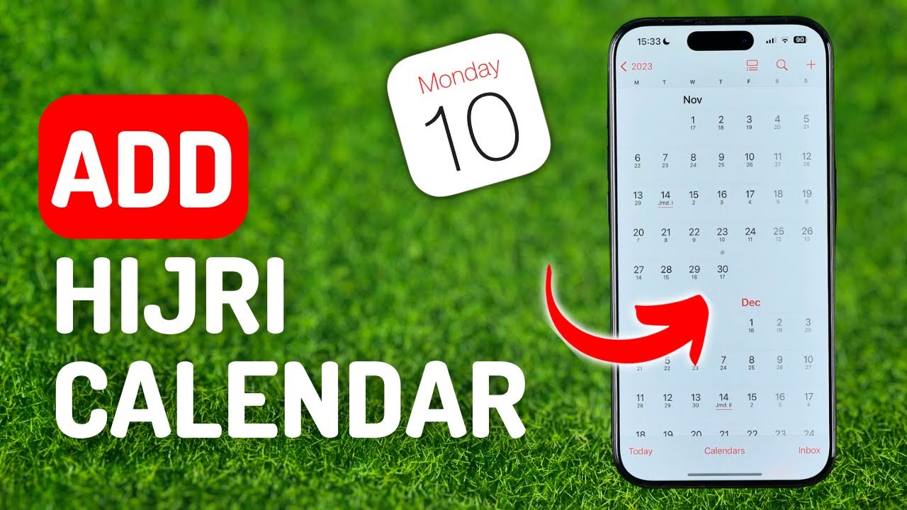 How to Add Hijri Calendar to iPhone YouTube