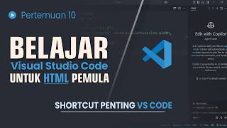 Belajar Visual Studio Code dari Nol Untuk Pemula: shortcut visual studio code untuk HTML