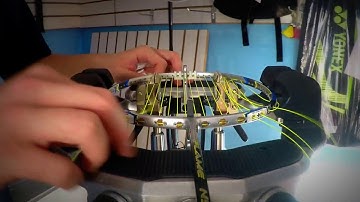 Badminton Stringing Time Lapse - Lining N50II