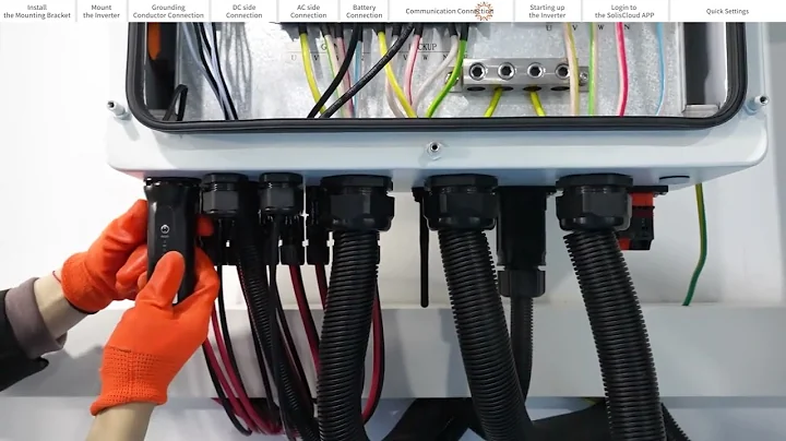 Solis Hybrid S6-EH3P(29.9-50)K-H Energy Storage Inverter Installation Video
