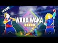 Just Dance 2018 - Waka Waka ALTERNATE (5 STARTS) |Wii|Dolphin Emulator