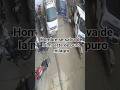 #viral impresionante accidente de tránsito, hombre sale ileso despues de que un camión lo impactara