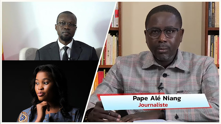 Dossier Sonko / Adji Sarr : Pape Alé Niang se prononce